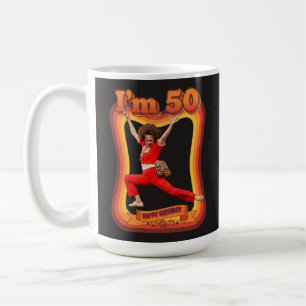 Rolig Jag är 50 Glad födelsedag Sally O'Malley Des Kaffemugg