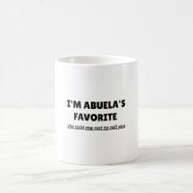 Rolig “JAG ÄR ABUELAS FAVORIT” – Söt latinofamilj