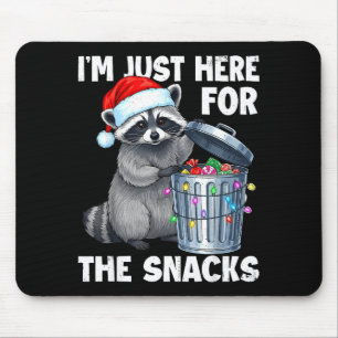 Rolig Jag Är Bara Här För Snacks Tvättbjörn Jul Musmatta