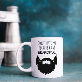 Rolig Jag är Beardiful Kaffemugg