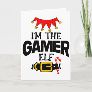 Rolig Jag Är Gamerälvdräkter Jul Familjemat Kort