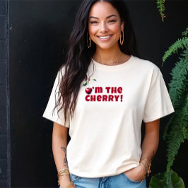 Rolig jag är körsbärsstämningens slogan mors dag t shirt