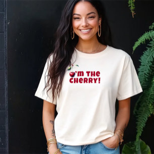 Rolig jag är körsbärsstämningens slogan mors dag t shirt