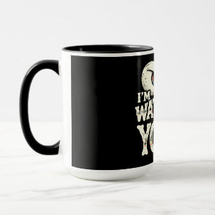 Rolig "JAG HÅLLER ÖGA PÅ DIG" Retro Ögon Kaffe Mug Mugg