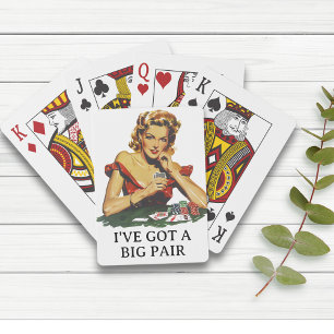 Rolig, jag har fått ett par retro casinokort