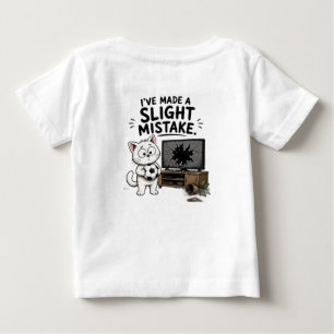 Rolig Jag Har Gjort Ett Litet Misstag T-Shirt - Sö