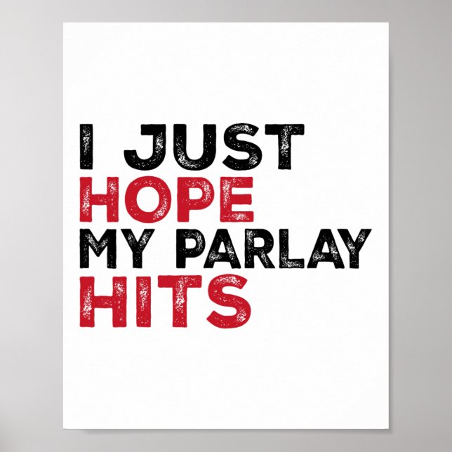 Rolig jag hoppas bara att mitt parlay träffar fotb poster (Framsidan)