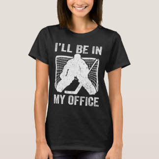 Rolig Jag Kommer Att Vara På Mitt Kontor Ishockey T Shirt