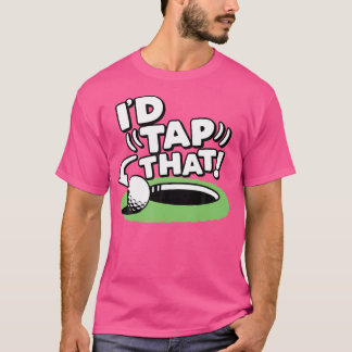Rolig JAG Skulle Knacka Den Roliga Golfbollen Retr T Shirt