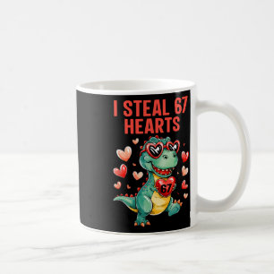 Rolig jag stjäl 67 hjärtan T-rex dinosaur Alla hjä Kaffemugg