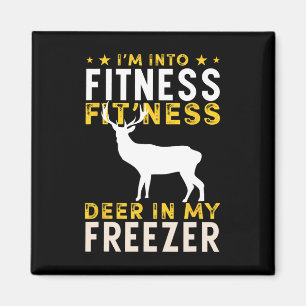 Rolig Jakt Hjort Jag är Intresserad Av Fitness Hjo Magnet
