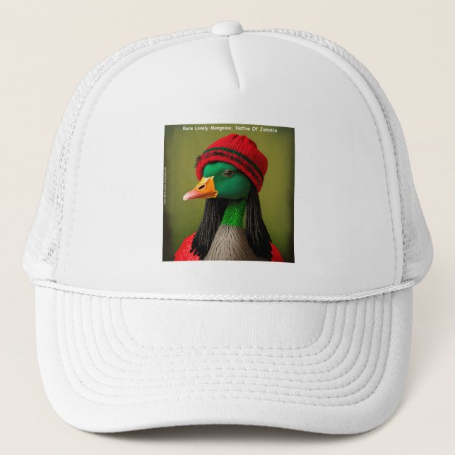 Rolig jamaicansk mangust reggae gås keps (Framsida)
