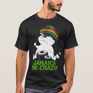Rolig jamaikan mig galen gåva för turister, Reggae T Shirt