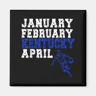 Rolig Januari Februari Kentucky April Galenskap Magnet