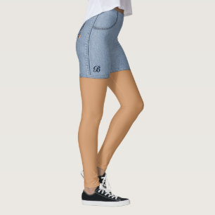 Rolig jeans "kortsluter ", leggings