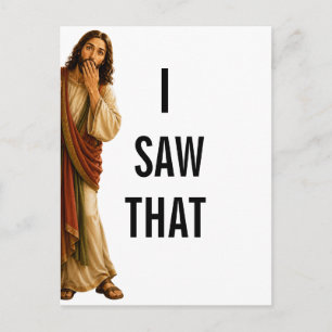Rolig Jesus Jag Såg Det Helg Vykort