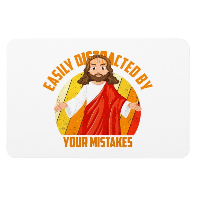 Rolig Jesus Magnet (Horisontell)
