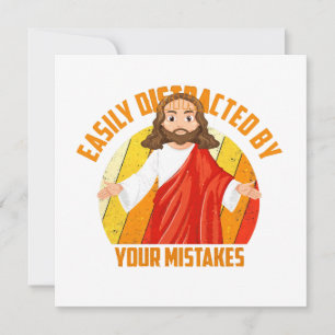 Rolig Jesus Tack Kort