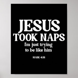 Rolig Jesus tog tupplur jag bara försöker vara som Poster