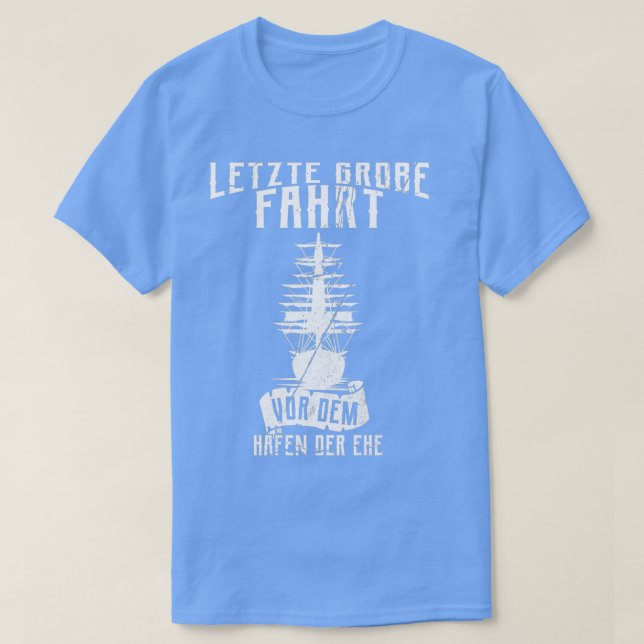 Rolig JGA Svärmannafest Kvinnor Män 3 T Shirt (Design framsida)