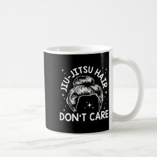 Rolig Jiu Jitsu Hår Bryr Sig Inte Om BJJ Brasilian Kaffemugg