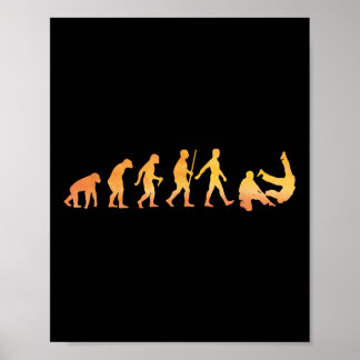 Rolig Jiu Jitsu-konst för män kvinnor barn Jiu Jit Poster