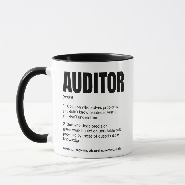 Rolig jobbrevision Definition Mugg (Vänster)