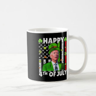 Rolig Joe Biden Glad 4:e Juli Förvirrad St Patr Kaffemugg