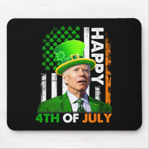 Rolig Joe Biden St Patricks Day Glad 4:e Juli Musmatta