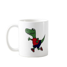 Rolig jogga Trex Dinosaur