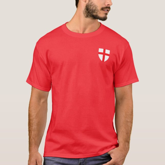 Rolig John frotté Tee Shirt (Framsida)