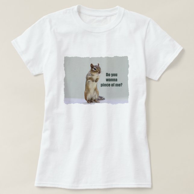 Rolig jordekorrebild tee (Design framsida)