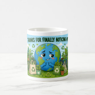 Rolig Jordens Dag Ekologisk Planet Kaffemugg