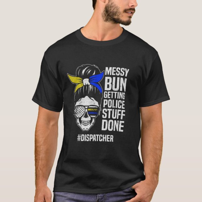 Rolig jourhavande polis t shirt (Framsida)