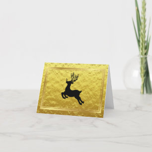 Rolig judisk ren Chrismukkah-kort Kort
