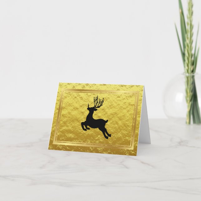 Rolig judisk ren Chrismukkah-kort Kort (Framsida)