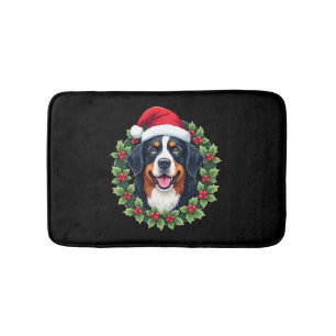 Rolig jul Berner Sennenhund tanktopp Badrumsmatta
