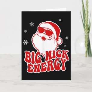 Rolig jul Big Nick Energy Tomte Busig Vuxen Kort
