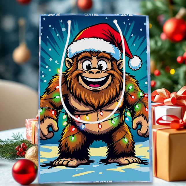 Rolig jul Bigfoot Sasquatch (Skapare uppladdad)
