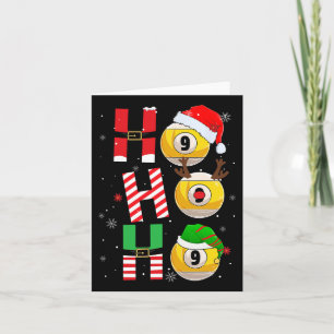 Rolig jul billard Ho Ho Ho Xmas Matchande P Kort