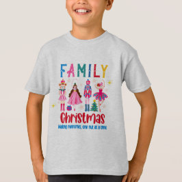 Rolig jul för familjen, nötknäpparbalett t shirt