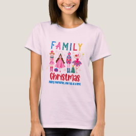 Rolig jul för familjen, nötknäpparbalett t shirt