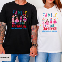 Rolig jul för familjen, nötknäpparbalett t shirt