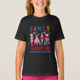 Rolig jul för familjen, nötknäpparbalett t shirt