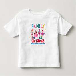 Rolig jul för familjen, nötknäpparbalett t shirt