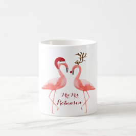 Rolig jul för Flamingos Kaffemugg