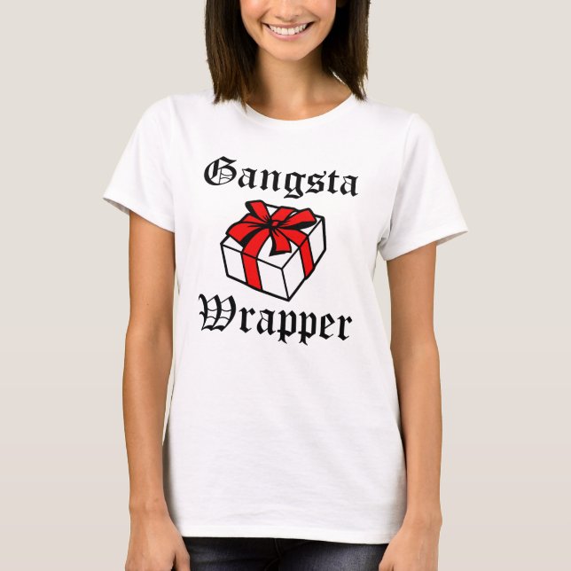 Rolig jul för Gangsta omslag T Shirt (Framsida)
