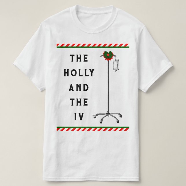 Rolig jul för sjuksköterska t shirt (Design framsida)