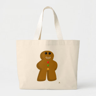 Rolig jul Gingerbread Meeple Spel Konst Jumbo Tygkasse