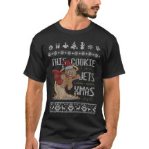 Rolig jul Gingerbread Superhjälte T-Shirt